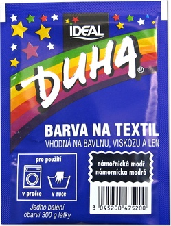 Almi - Ideal Duha barva na textil č.20 námořnická modř 15 g