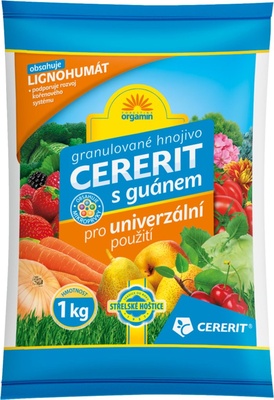 Almi Praha - Cererit 1 kg univerzální granulované hnojivo s guánem
