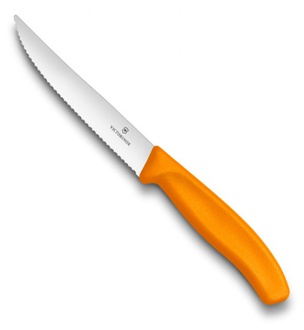 Almi - Nůž na steak 6.7936.12L9 VICTORINOX oranžový