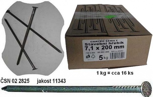 Almi - Hřebík stavební 200x7,1mm (1kg)