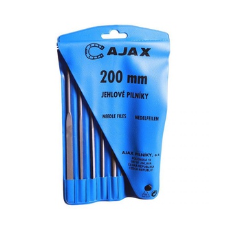 Almi - AJAX sada jehlových pilníků 200/2 - 6ks s držadlem