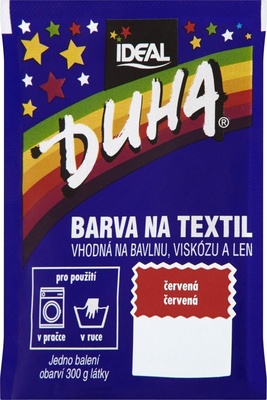 Almi Praha - Ideal Duha barva na textil č.01 červená 15 g