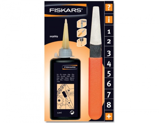 Almi Praha - FISKARS - 1001640 - 110990, souprava na údržbu zahradních nůžek