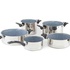 Almi Praha - 10-dílná sada nádobí Kolimax Cerammax Pro Comfort, šedá keramika