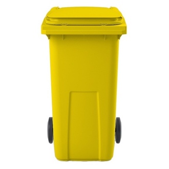Almi - Popelnice - nádoba na odpad PH 240 l na kolečkách, žlutá