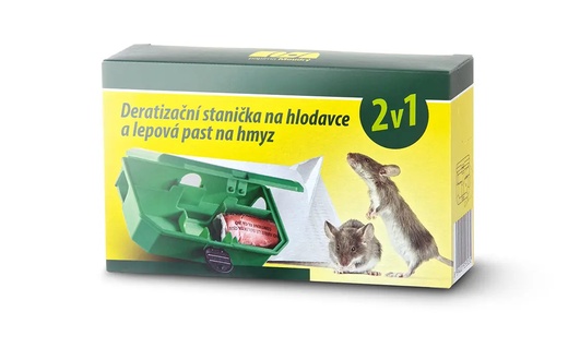 Almi - Stanička deratizační na hlodavce 2 v 1