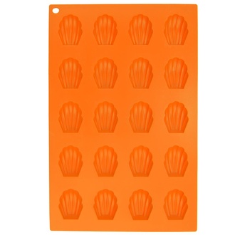Almi - Forma silikonová - pracny 20 ks, oranžová