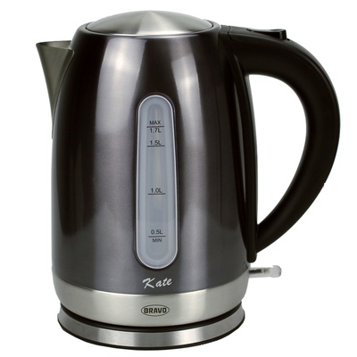 Almi Praha - BRAVO konvice rychlovarná KATE 1,7L, B-4812 šedá