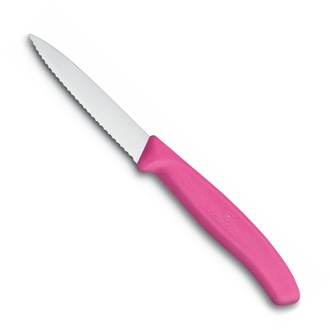 Almi - Nůž na zeleninu  8cm, vlnitý špičatý VICTORINOX 6.7636.L115 růžový
