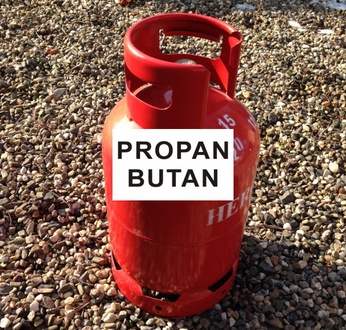 Almi - Náplň propan-butan 10 kg pro láhev na PB