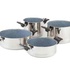 Almi Praha -  8-dílná sada nádobí Kolimax Cerammax Pro Comfort, šedá keramika