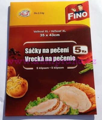 Almi Praha - Sáčky na pečení FINO 5ks, 35x43cm