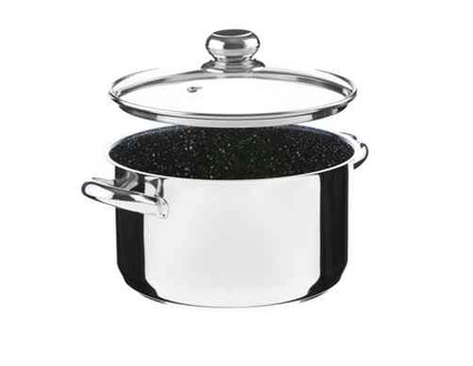 Almi - Hrnec Kolimax Cerammax Pro Standard s poklicí, průměr 22cm, objem 4.5l, keramický povrch černý granit