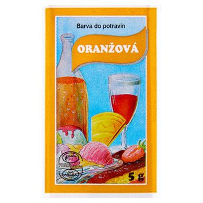 Almi Praha - Barva do potravin oranžová 5 g