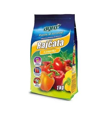 Almi Praha - Agro organominerální hnojivo rajčata a papriky 1 kg