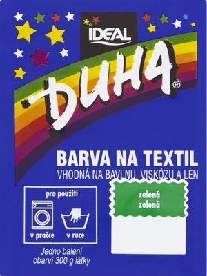 Almi Praha - Ideal Duha barva na textil č.36 zelená 15 g