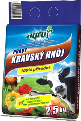 Almi Praha - Pravý kravský hnůj 2,5kg granulovaný