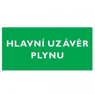 Almi - Tabulka - HLAVNÍ UZÁVĚR PLYNU